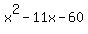 x%5E2-11x-60