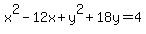 x%5E2-12x%2By%5E2%2B18y=4