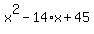x%5E2-14%2Ax%2B45