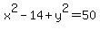 x%5E2-14%2By%5E2=50