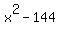 x%5E2-144