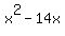 x%5E2-14x