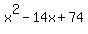 x%5E2-14x%2B74