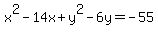 x%5E2-14x%2By%5E2-6y=-55