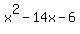 x%5E2-14x-6
