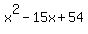 x%5E2-15x%2B54