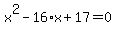 x%5E2-16%2Ax%2B17=0
