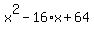 x%5E2-16%2Ax%2B64