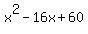x%5E2-16x%2B60