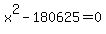 x%5E2-180625=0