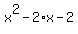 x%5E2-2%2Ax-2