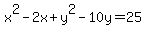 x%5E2-2x%2By%5E2-10y=25