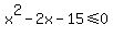 x%5E2-2x-15%3C=0