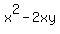 x%5E2-2xy