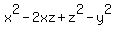 x%5E2-2xz+%2Bz%5E2-y%5E2