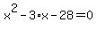 x%5E2-3%2Ax-28=0