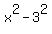 x%5E2-3%5E2