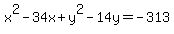 x%5E2-34x%2By%5E2-14y=-313