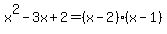 x%5E2-3x%2B2=%28x-2%29%28x-1%29
