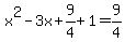 x%5E2-3x%2B9%2F4%2B1=9%2F4