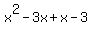 x%5E2-3x%2Bx-3