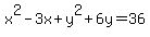 x%5E2-3x%2By%5E2%2B6y=36