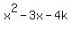 x%5E2-3x-4k