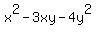 x%5E2-3xy-4y%5E2