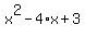 x%5E2-4%2Ax%2B3