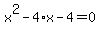 x%5E2-4%2Ax-4=0