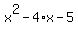 x%5E2-4%2Ax-5