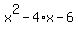 x%5E2-4%2Ax-6