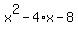 x%5E2-4%2Ax-8