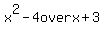 x%5E2-4+over+x%2B3