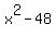 x%5E2-48