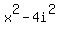 x%5E2-4i%5E2
