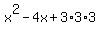 x%5E2-4x%2B3%2A3%2A3