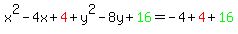 x%5E2-4x%2Bred%284%29%2By%5E2-8y%2Bgreen%2816%29=-4%2Bred%284%29%2Bgreen%2816%29