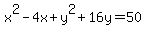 x%5E2-4x%2By%5E2%2B16y=50