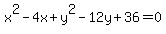 x%5E2-4x%2By%5E2-12y%2B36=0