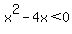 x%5E2-4x%3C0