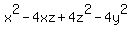 x%5E2-4xz%2B4z%5E2-4y%5E2