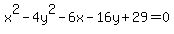 x%5E2-4y%5E2-6x-16y%2B29=0