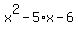 x%5E2-5%2Ax-6