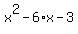 x%5E2-6%2Ax-3