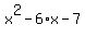 x%5E2-6%2Ax-7
