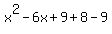 x%5E2-6x%2B9%2B8-9