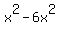 x%5E2-6x%5E2
