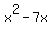 x%5E2-7x