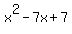 x%5E2-7x%2B7
